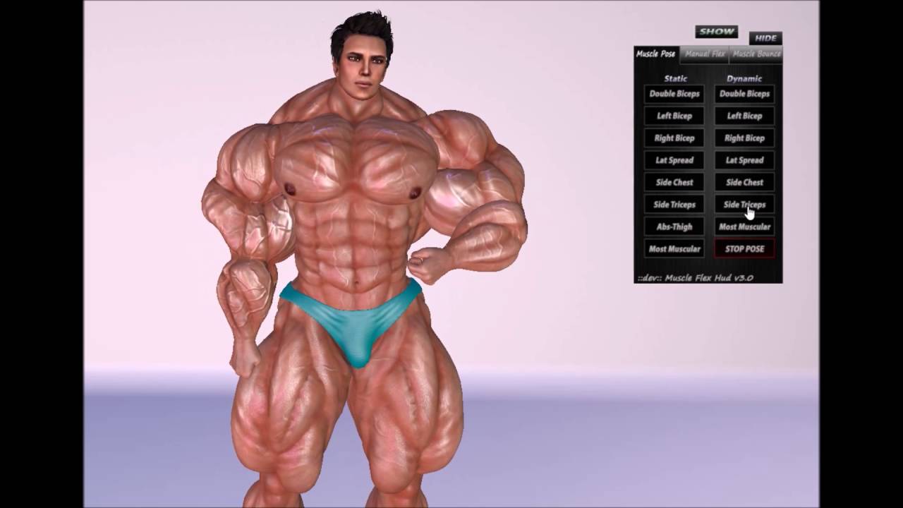 interactive muscle growth game